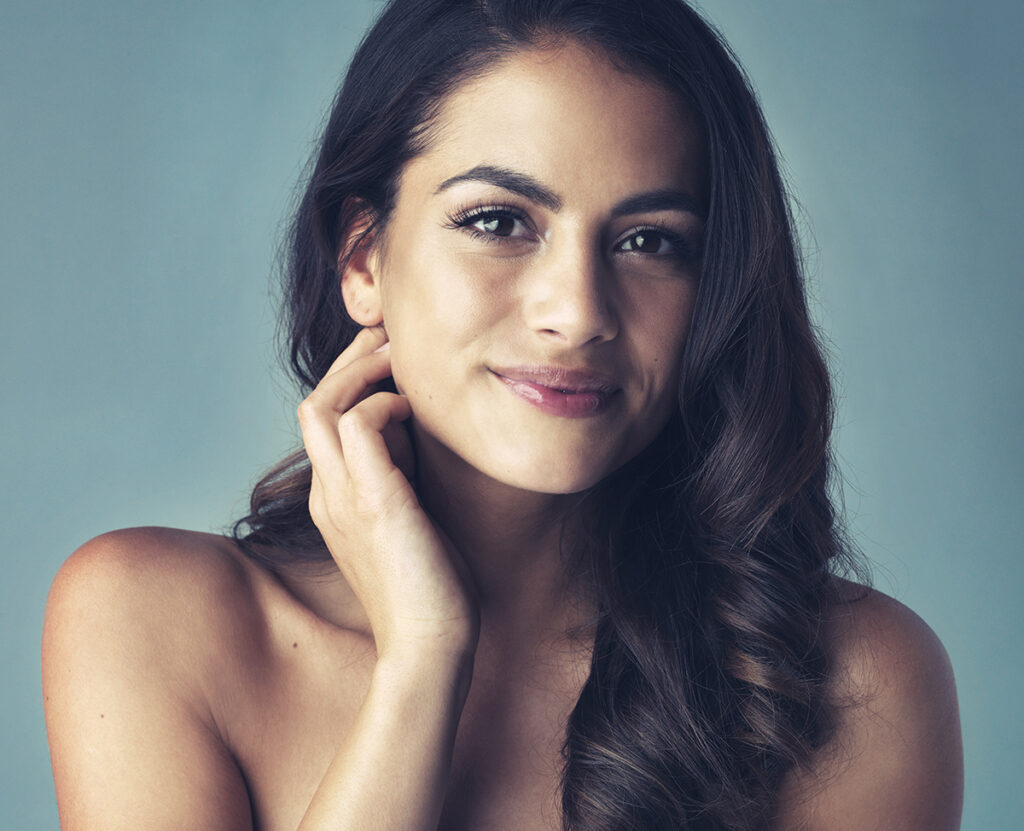 woman with beautiful skin