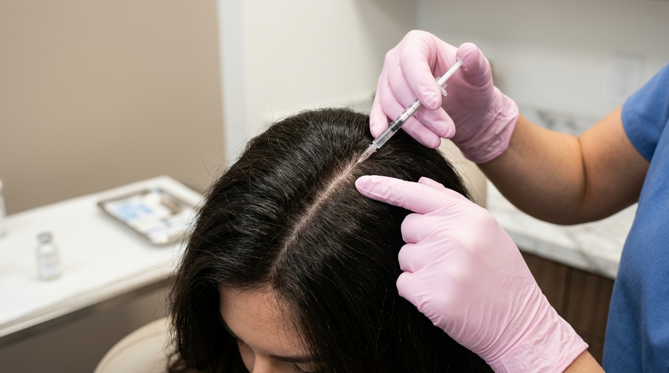What Are Peptides for Hair Growth? The Clinical Guide to GHK-Cu, PRP & PRF